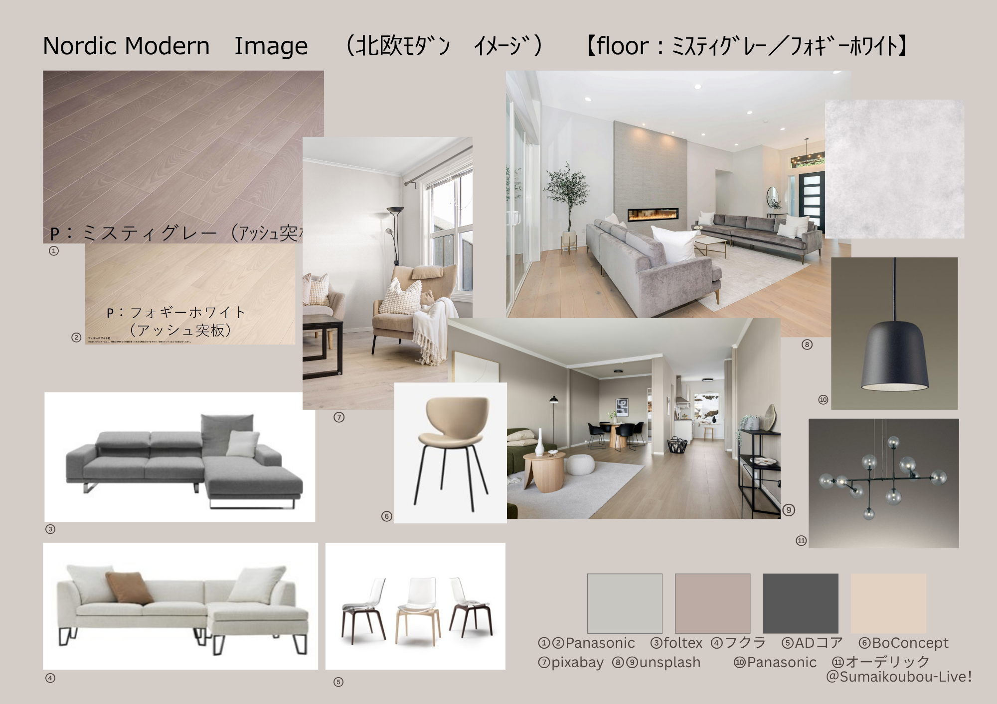 北欧モダン　インテリア